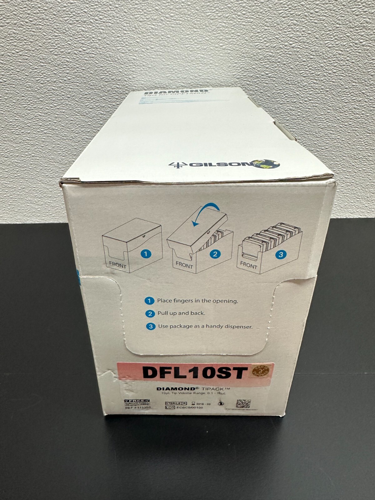 GILSON REF DFL10ST Pipetman Diamond Tips Polyethylene 0.1-10UL TiPack