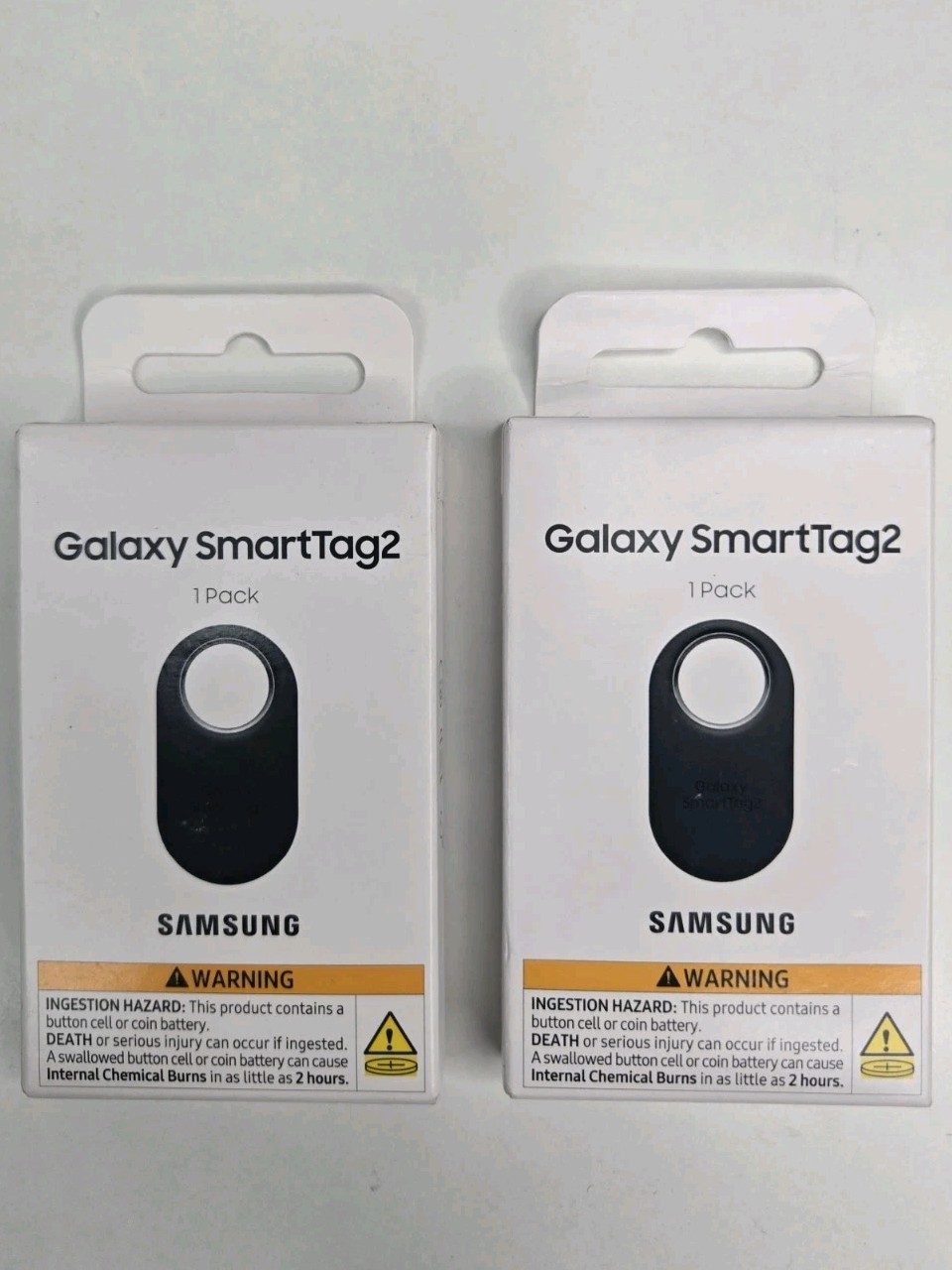Samsung Galaxy SmartTag2 2 Pack Bluetooth GPS Tracker Locator Black New