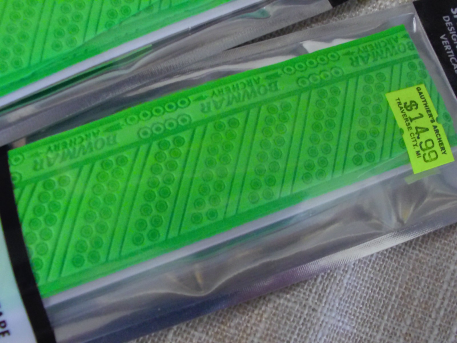 2 PACKS Bowmar Grip Tape GREEN