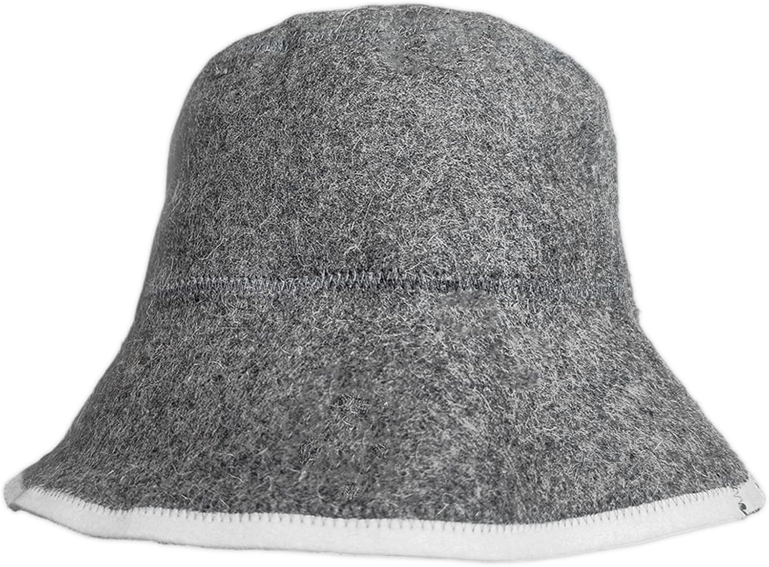Sauna Hat, Natural Wool Sauna Hat for Men and Women, Russian Banya Cap, Soft, Br