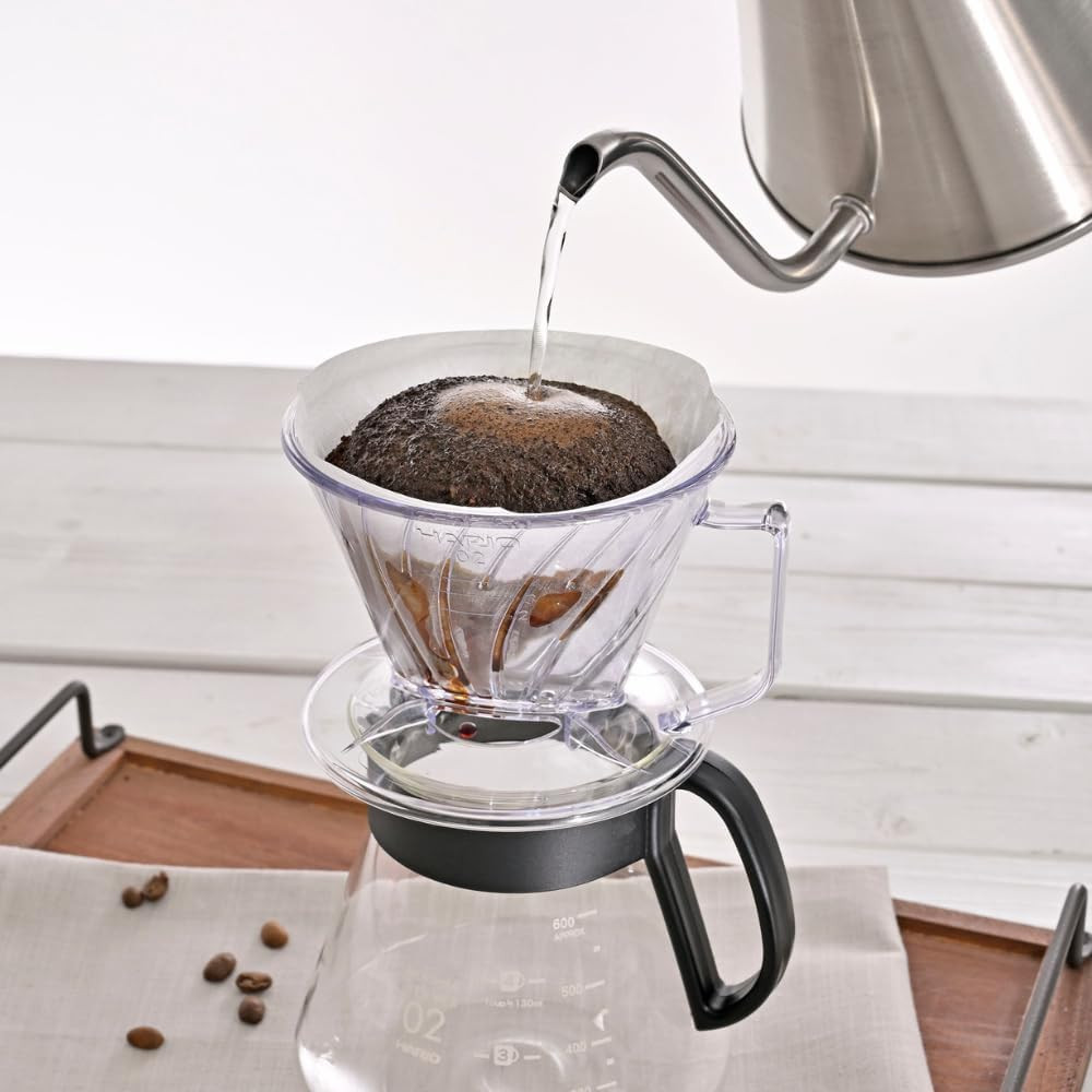 Pegasus Flat Bottom Dripper, Size 02, Clear