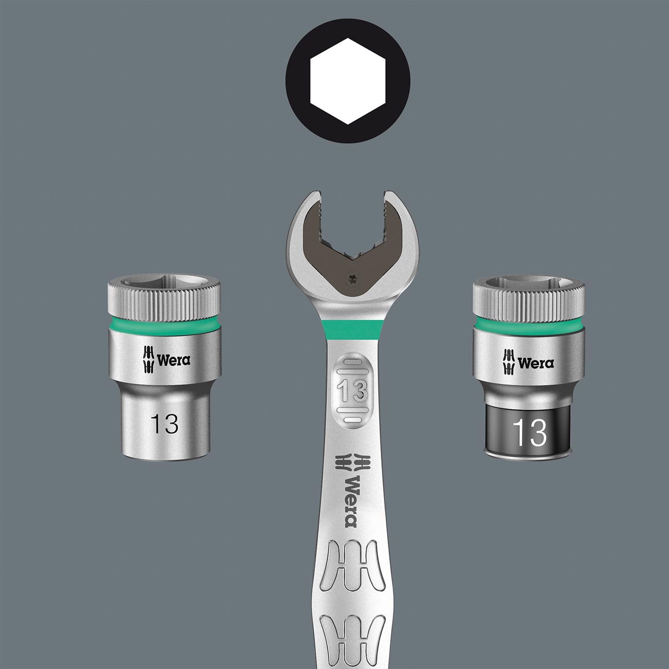 Wera 1/4″ Drive Metric Socket – 14mm