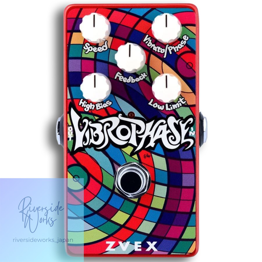 Z.VEX Vibrophase Vibrato Phaser Guitar Effect Pedal Used