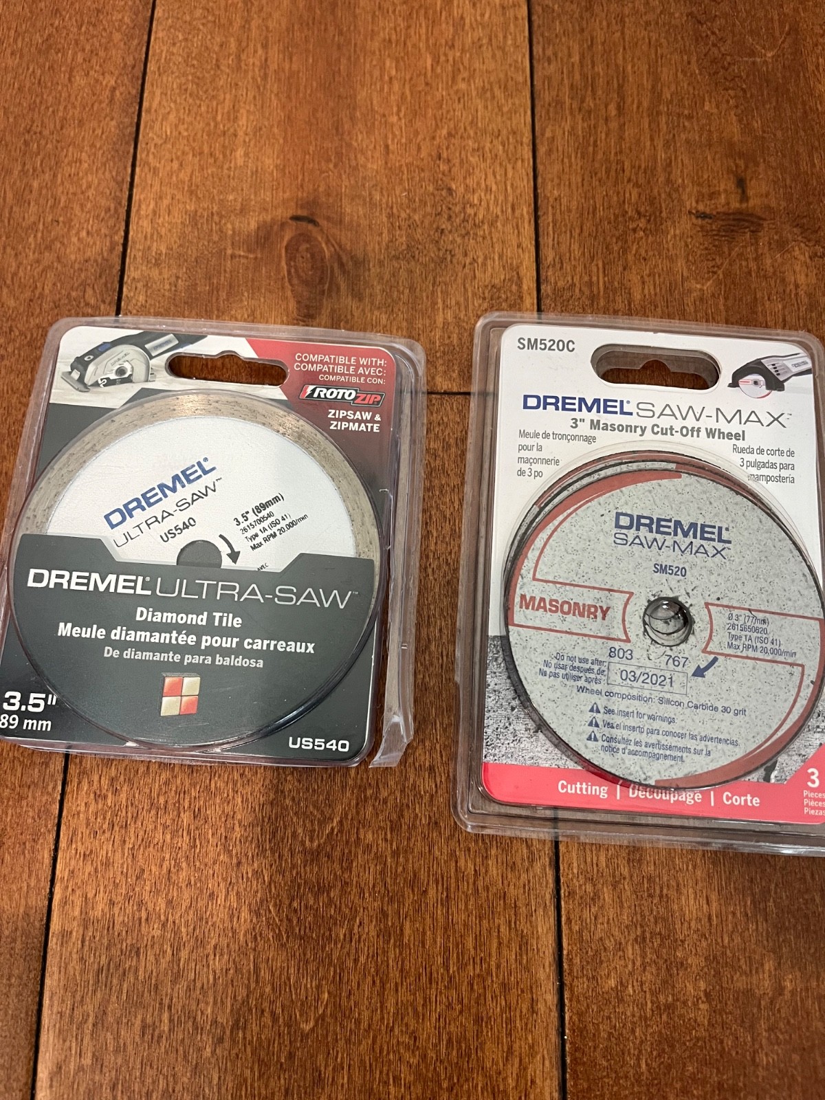 Dremel SM520C Masonry 3" Cut-Off wheel ( 3 Pcs ) & US540 Diamond Wheel combo set