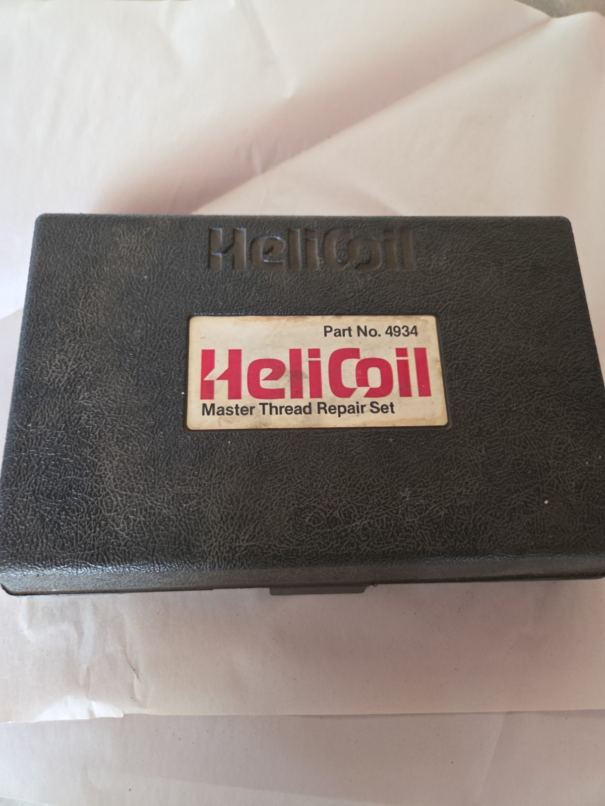 Helicoil Master SAE Fine Thread Repair Set 4936 w/ Bits,Insert Tools,Taps, Etc.