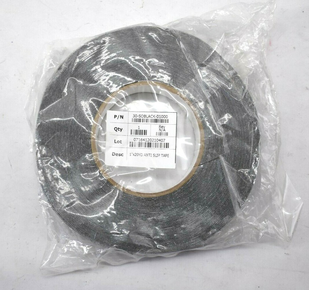 Non Skid Tape Black Roll Safety Anti Slip Sticker Grip Safe Grit 1" x 20'