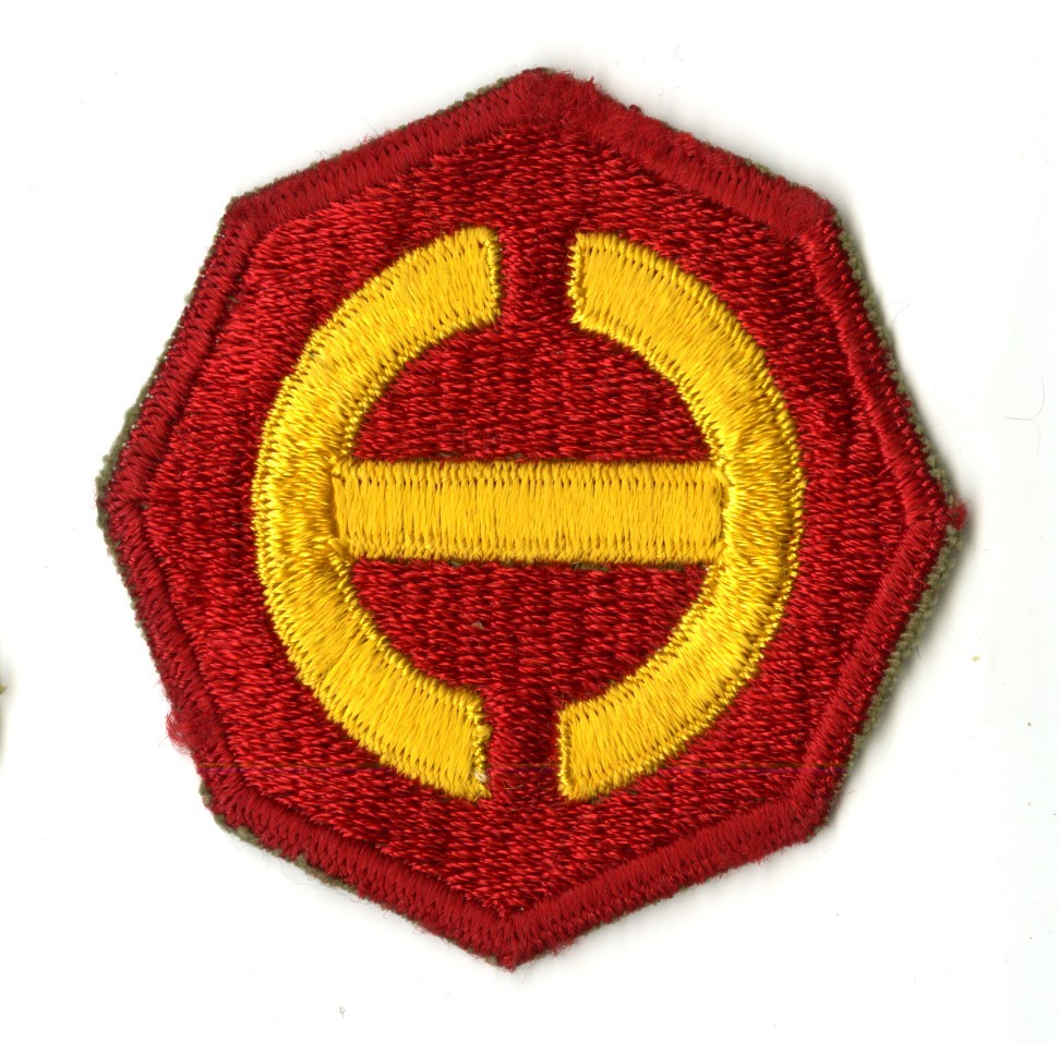 Hawaiian Department White Back Patch WWII Vintage Pearl Harbor Pacific