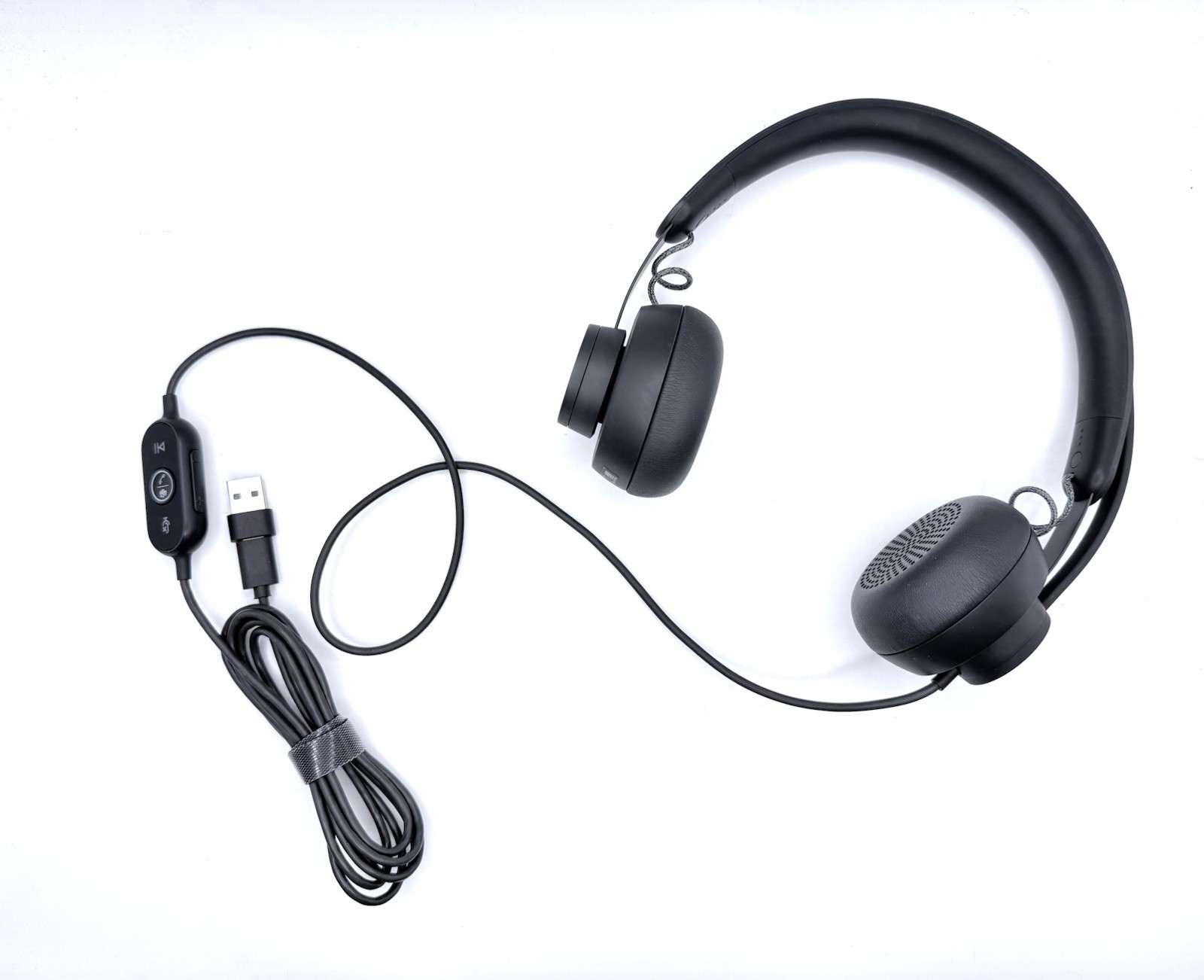 Logitech - Zone Wired On-Ear Headset for Microsoft Teams - Graphite