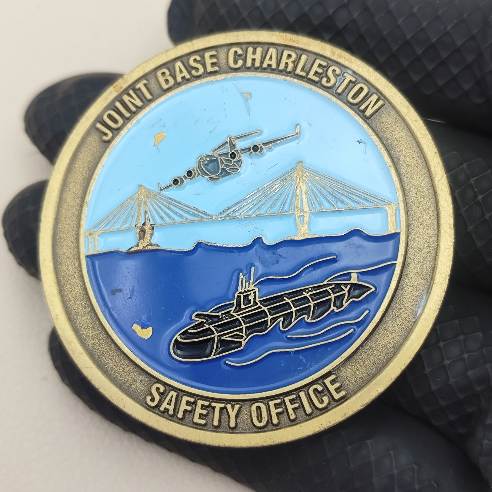 USAF Joint Base Charleston Safety Office Challenge Coin