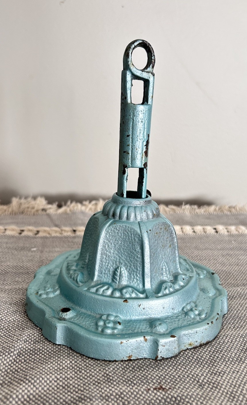 Vintage Antique Ceiling Bracket Chain Loop Ceiling Mount Cast Iron