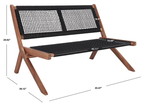 Safavieh KOBINA OUTDOOR BENCH, Reduced Price 2172746043 PAT7304E