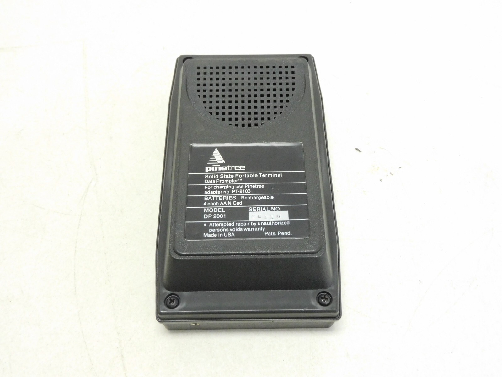 Vintage Pine Tree Data Prompter DP2001 Rare Solid State Portable Terminal