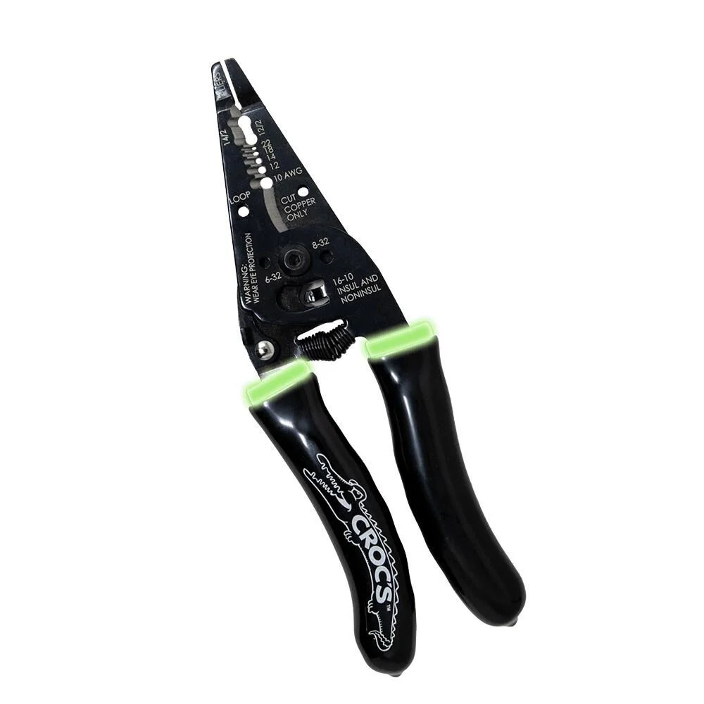 Rack-A-Tiers Crocs Needle Nose Multi Use Handheld Wire Stripper