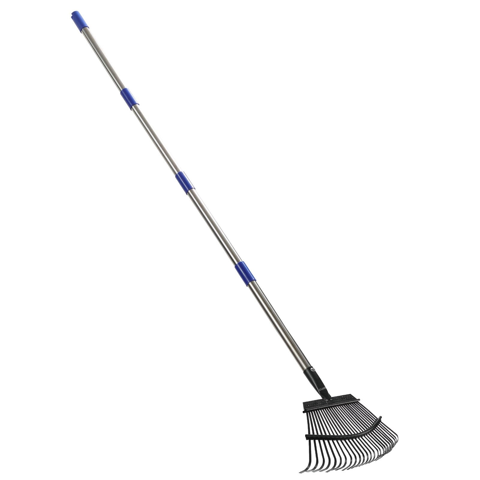 rakes for lawns Heavy Duty 72 inch-Lawn Leveling rake， rake Brush for Dogs ra...