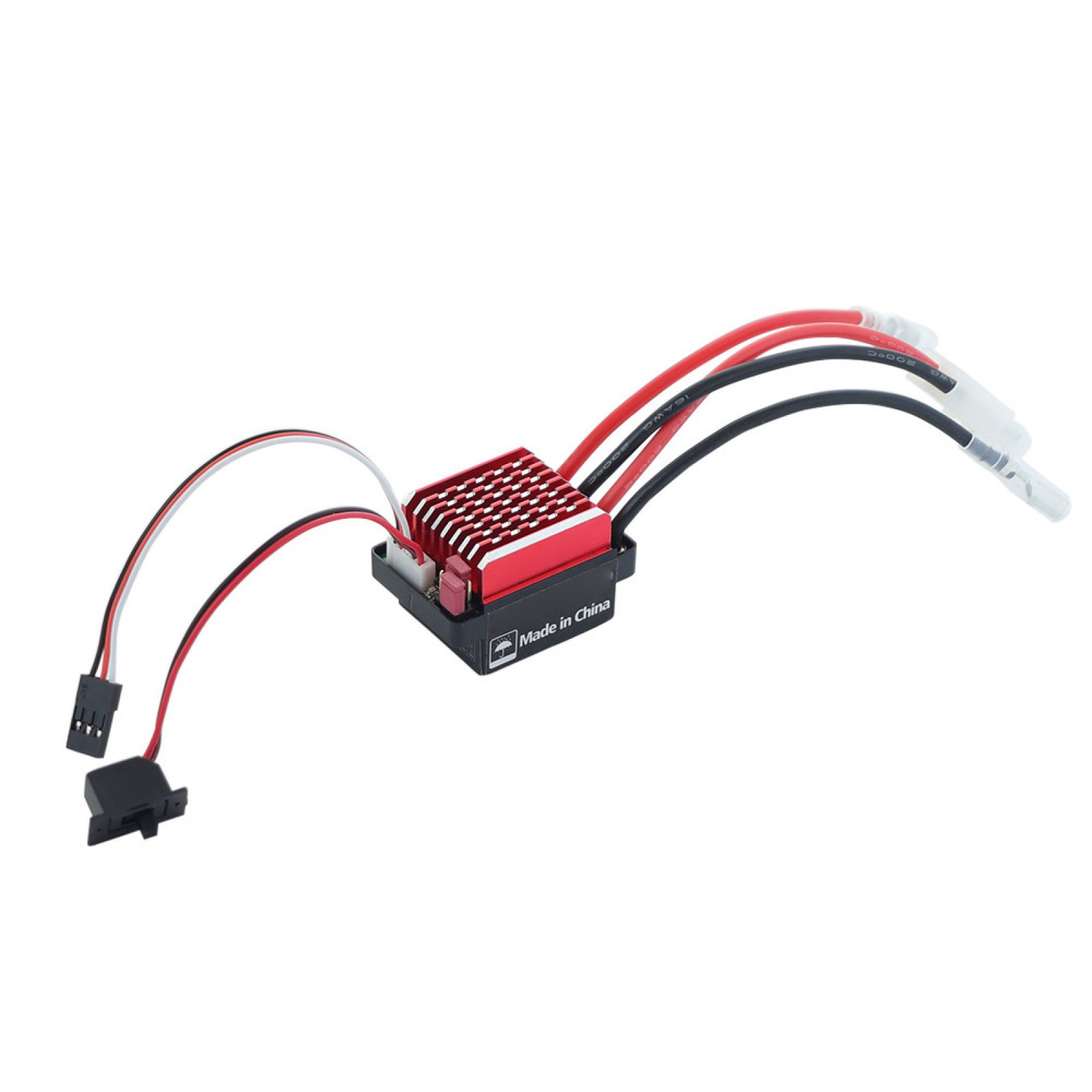 Two-Way 60A Brushed Electric Speed Controller ESC for 1/10 RC Car Buggy Crawler