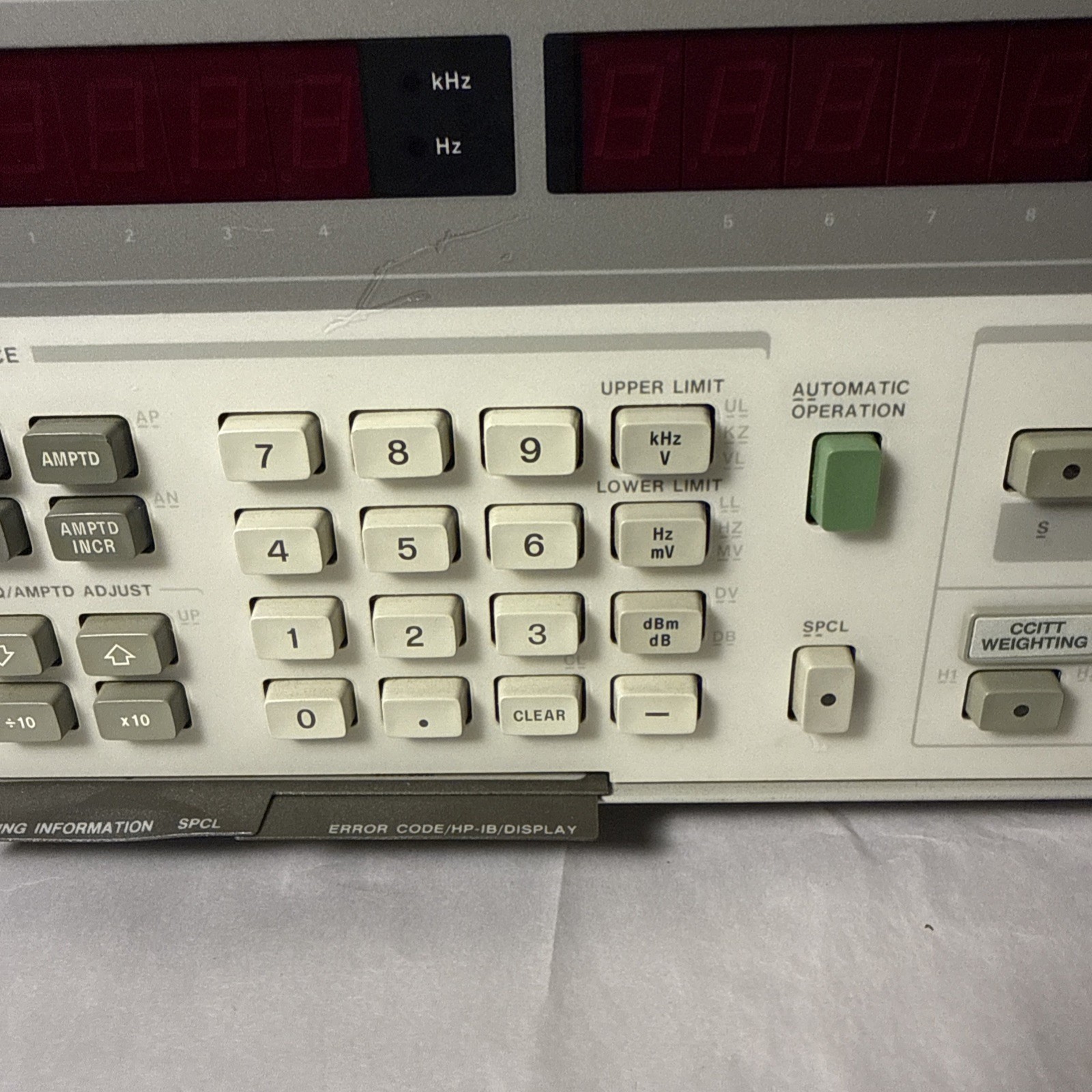 HP 8903B Audio Analyzer READ