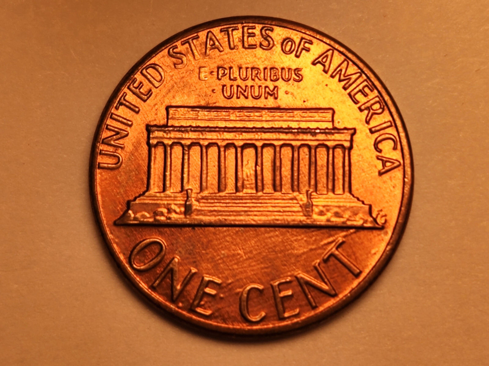 1983 P Die Clash Lincoln Memorial Penny