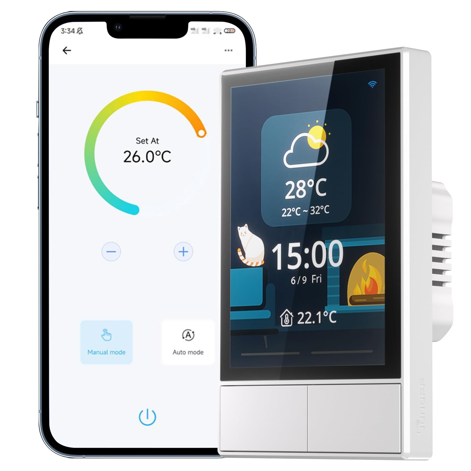 SONOFF WiFi Smart Scene Wall Light Switch Touch Panel Smart Home Center Control