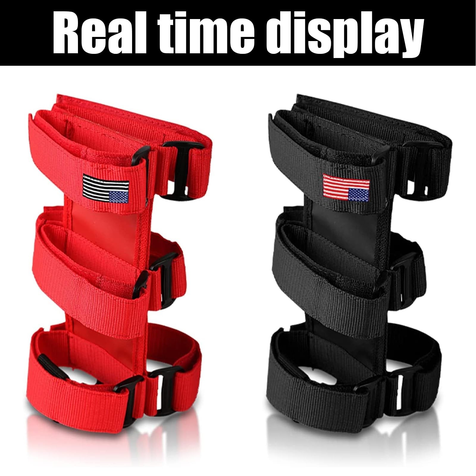 1 PC Fire Extinguisher Mount, Flag Roll Bar Fire Extinguisher Holder Strap, A...