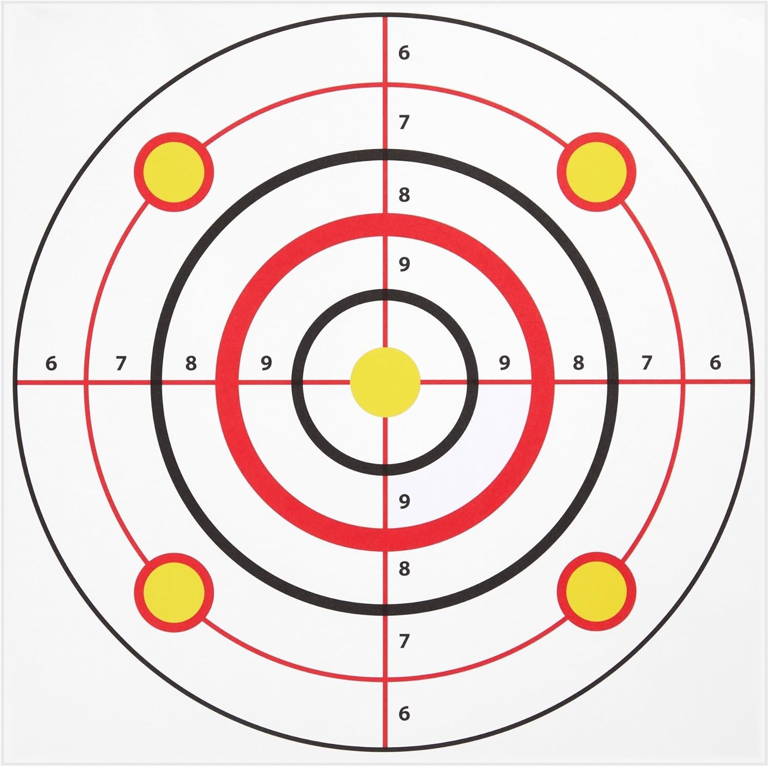 50 Pack Paper Shooting Targets for Range - Paper Targets for Hunting, Archery