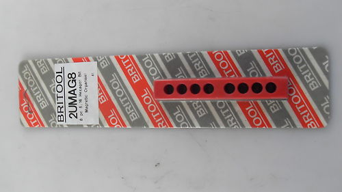 BRITOOL TOOLS 8PC MAGNETIC 5/16" BIT ORGANISER 2UMAG8