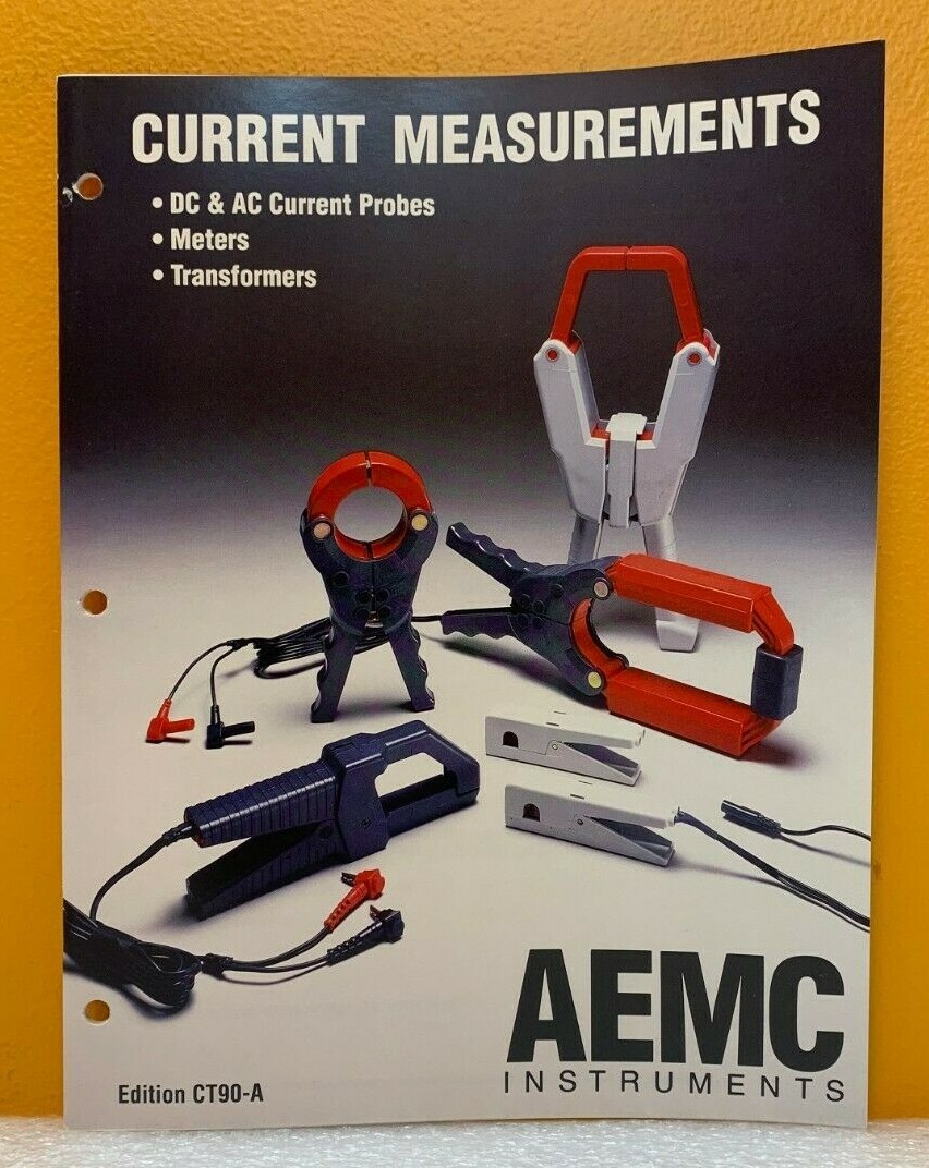 AEMC Instruments Current Measurements Edition CT90-A Catalog.