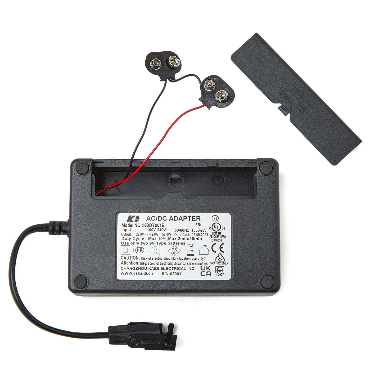 Kaidi KDDY001B Power Supply Kit for Recliners Lift Chairs 29V 2A W/ Battery Tank