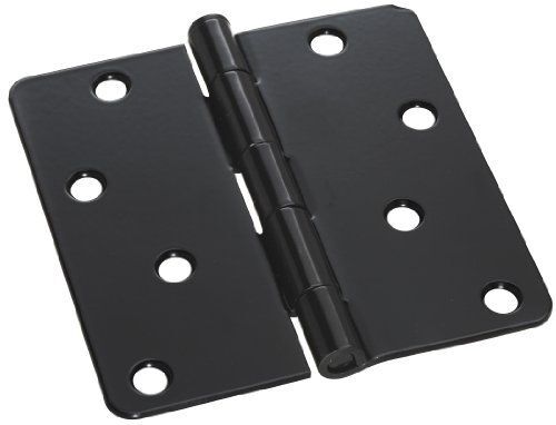 Stanley Hardware S810-044 V8031 Door Hinges in Black, 2 Pack