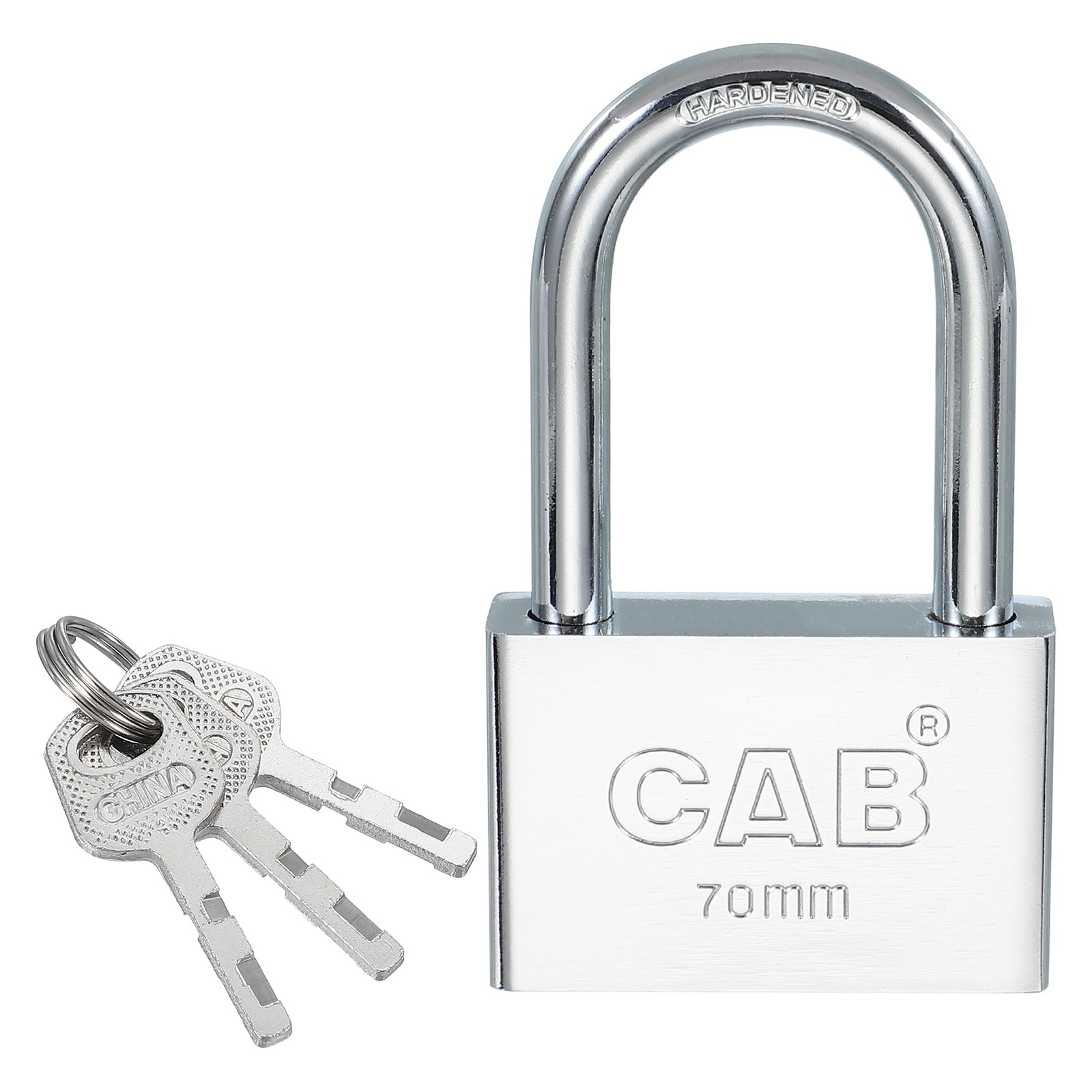 68mm (2-11/16")Steel Padlocks, Keyed Different Pin Tumbler Padlock with Keys