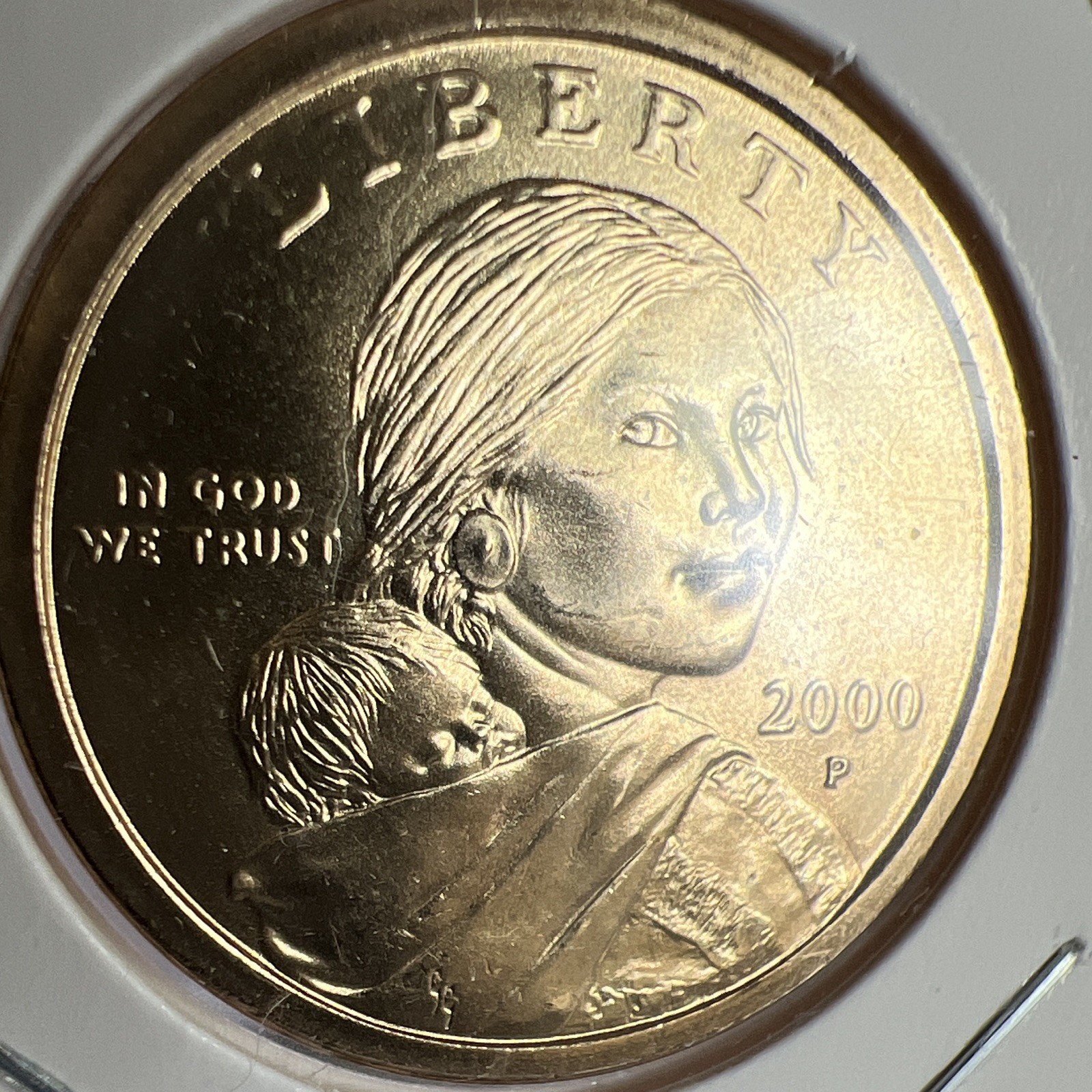 2000-P Sacagawea Native American $1 One Dollar  Uncirculated From Bu Roll