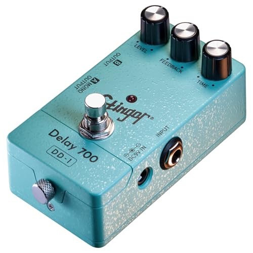 Analog-Style Delay Effects Pedal DD-1, Delay 700 Delay Pedal Delay DD-1 Blue