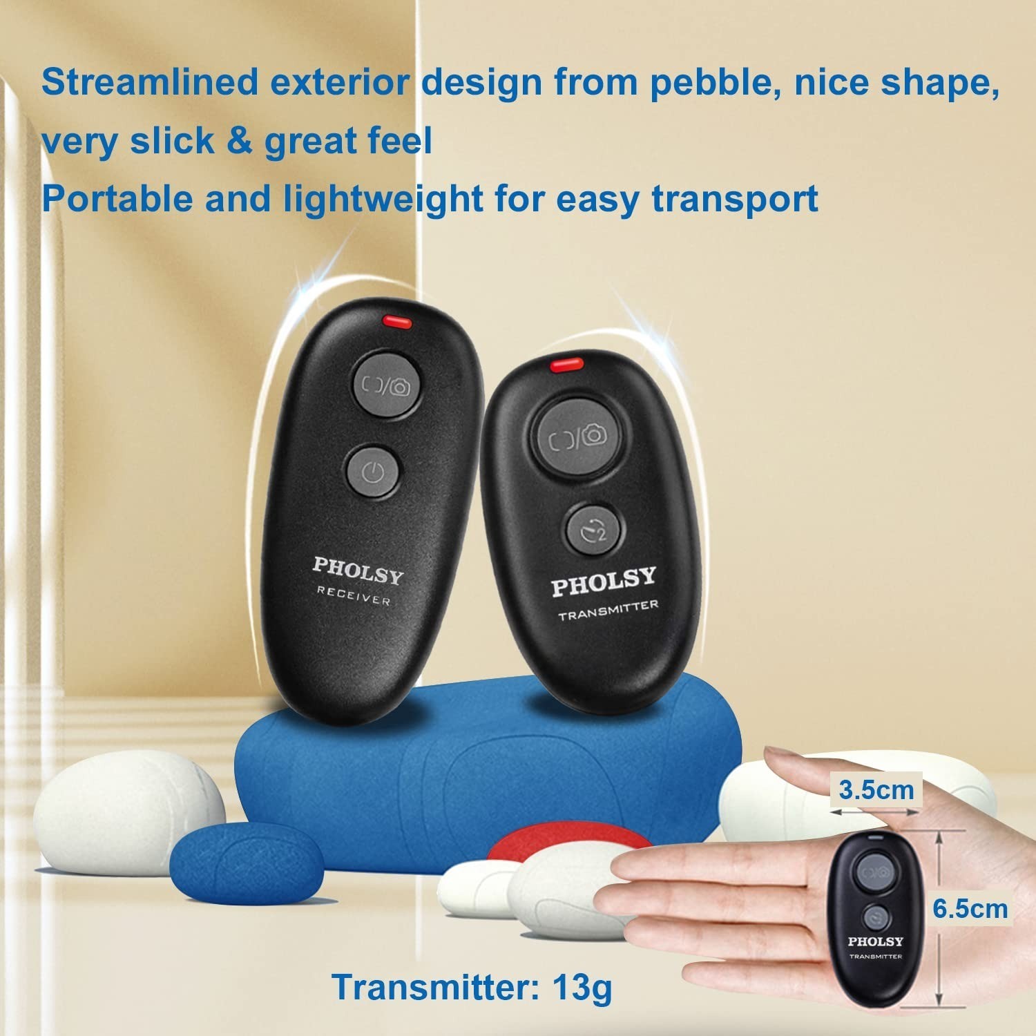 PHOLSY P6 Wireless Remote Shutter Release for Panasonic Cameras