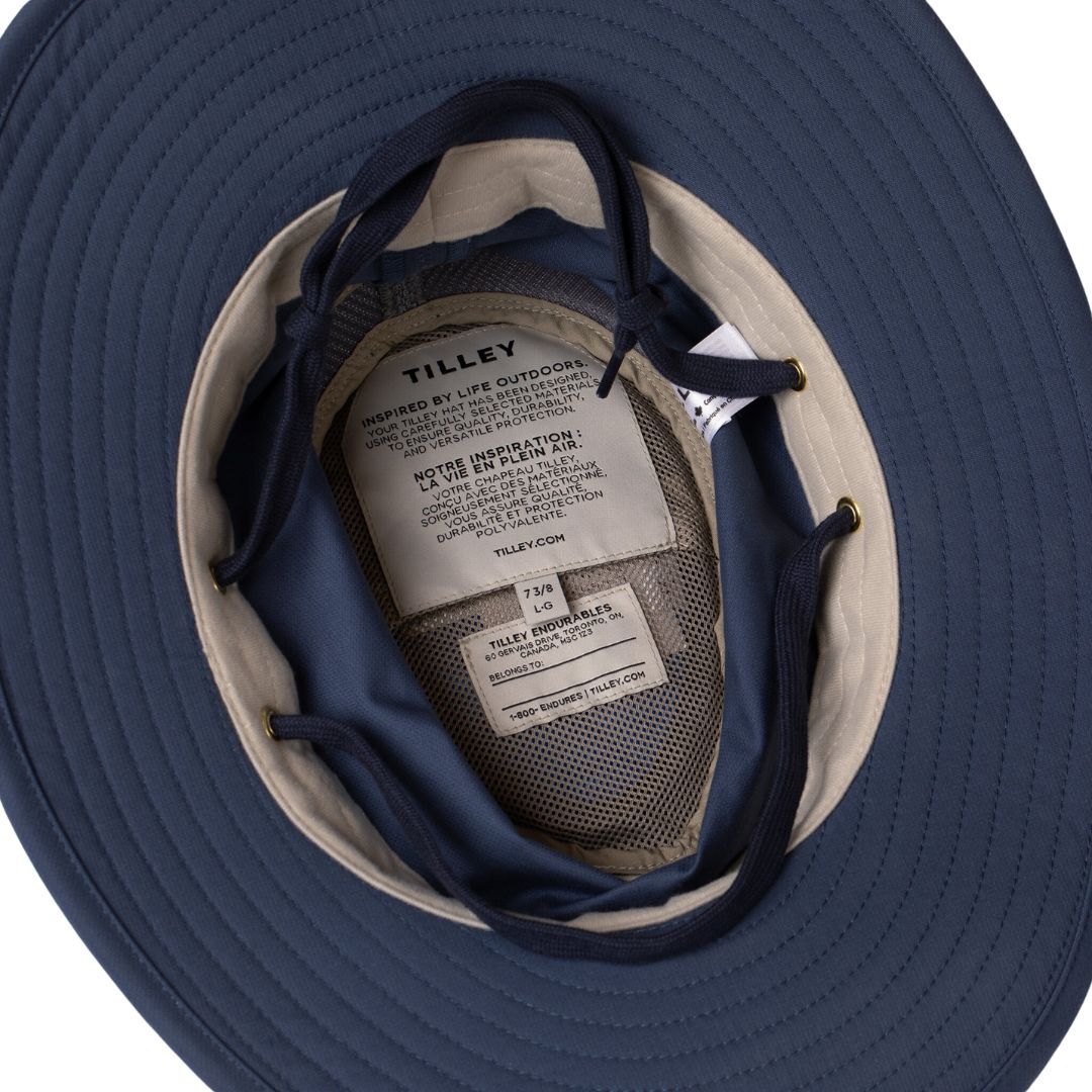 Tilley T4MO-1 Hiker's Hat, Mid Blue, 7 1/8