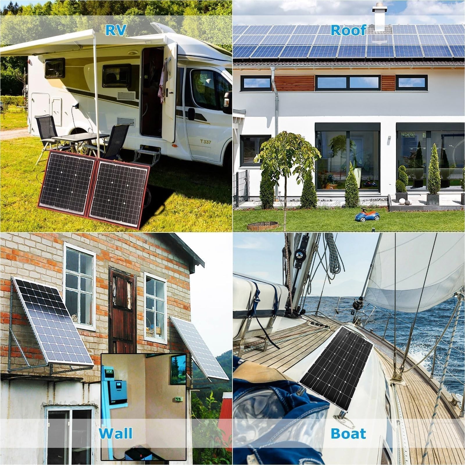 Adjustable Solar Panel Tilt Mount Brackets Aluminum Alloy Solar Panel Mountin...