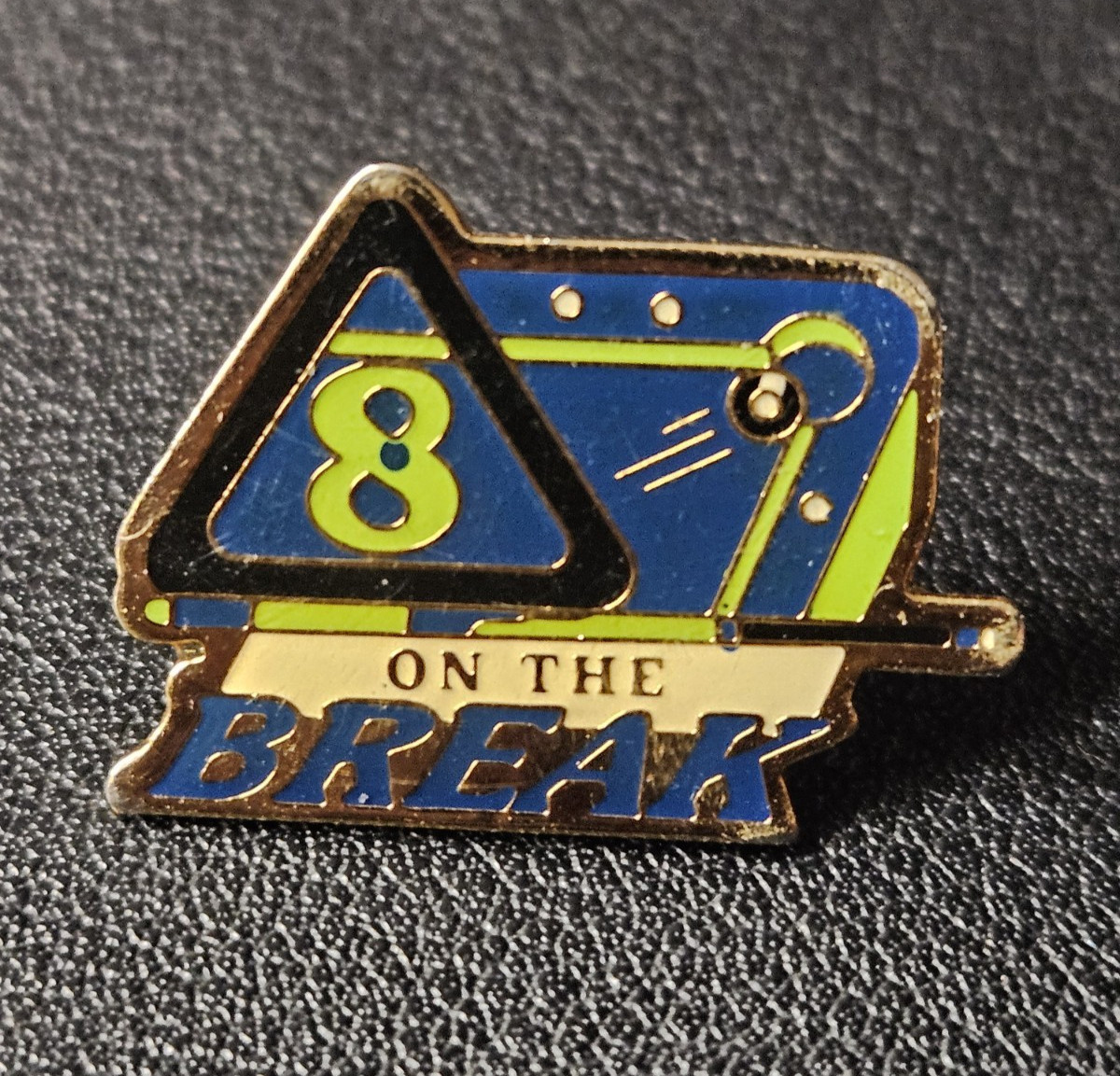 8 Ball Pool League Most 8 On The Break Pin
