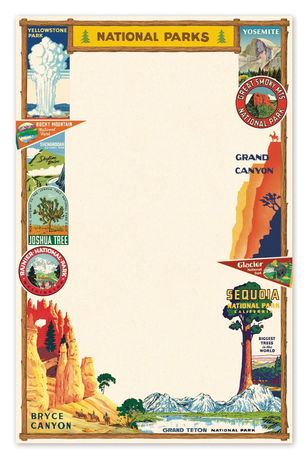 Cavallini & Co. National Parks Notepad