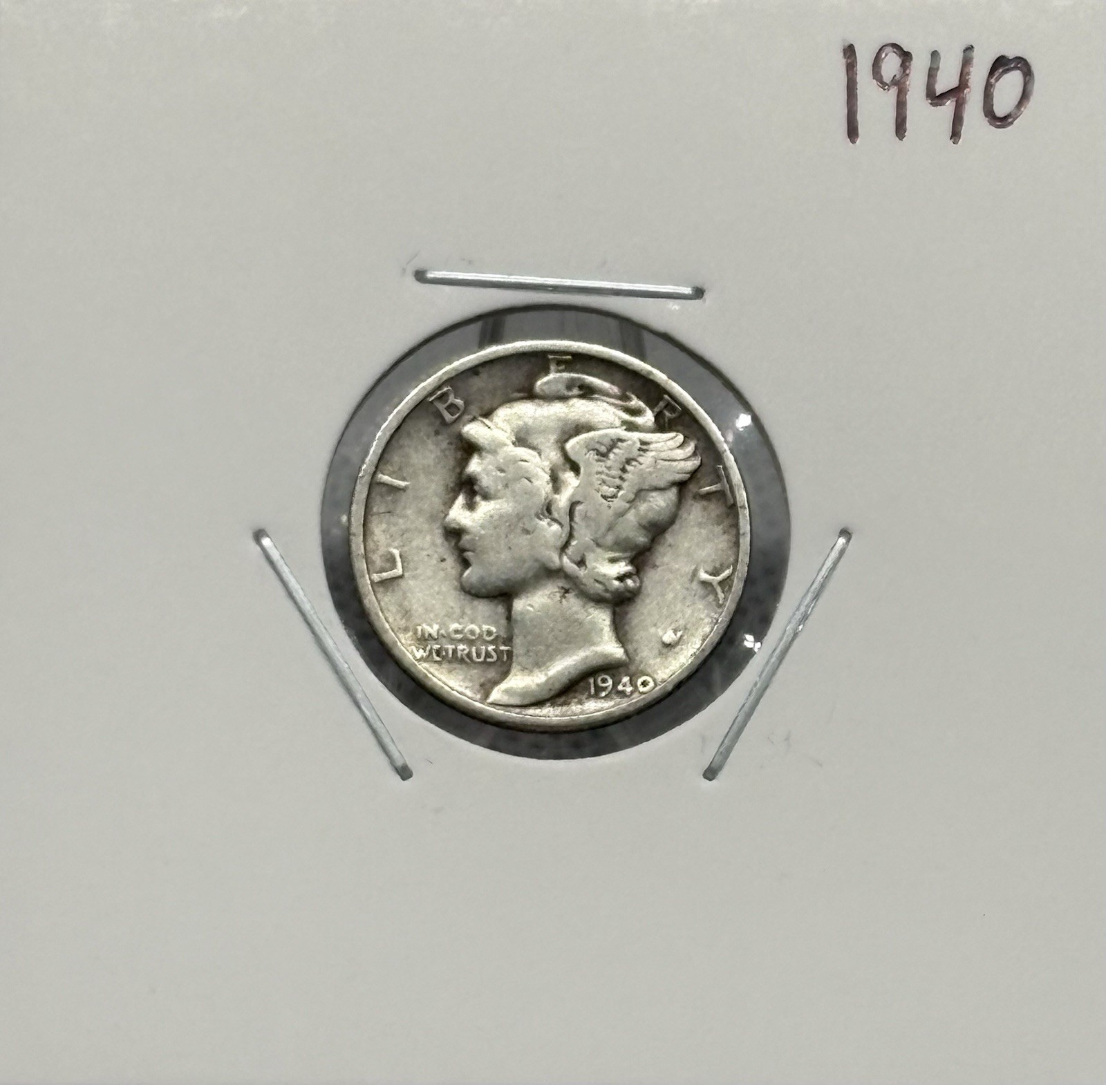 1940 Mercury Dime, 90% Silver, Nice, Low Mintage! 🔥