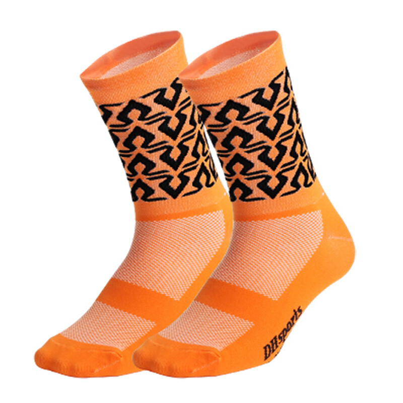 Cycling Riding Socks Men Women Bicycle Bike Sports Ankle Socks XC BMX MTB Orange