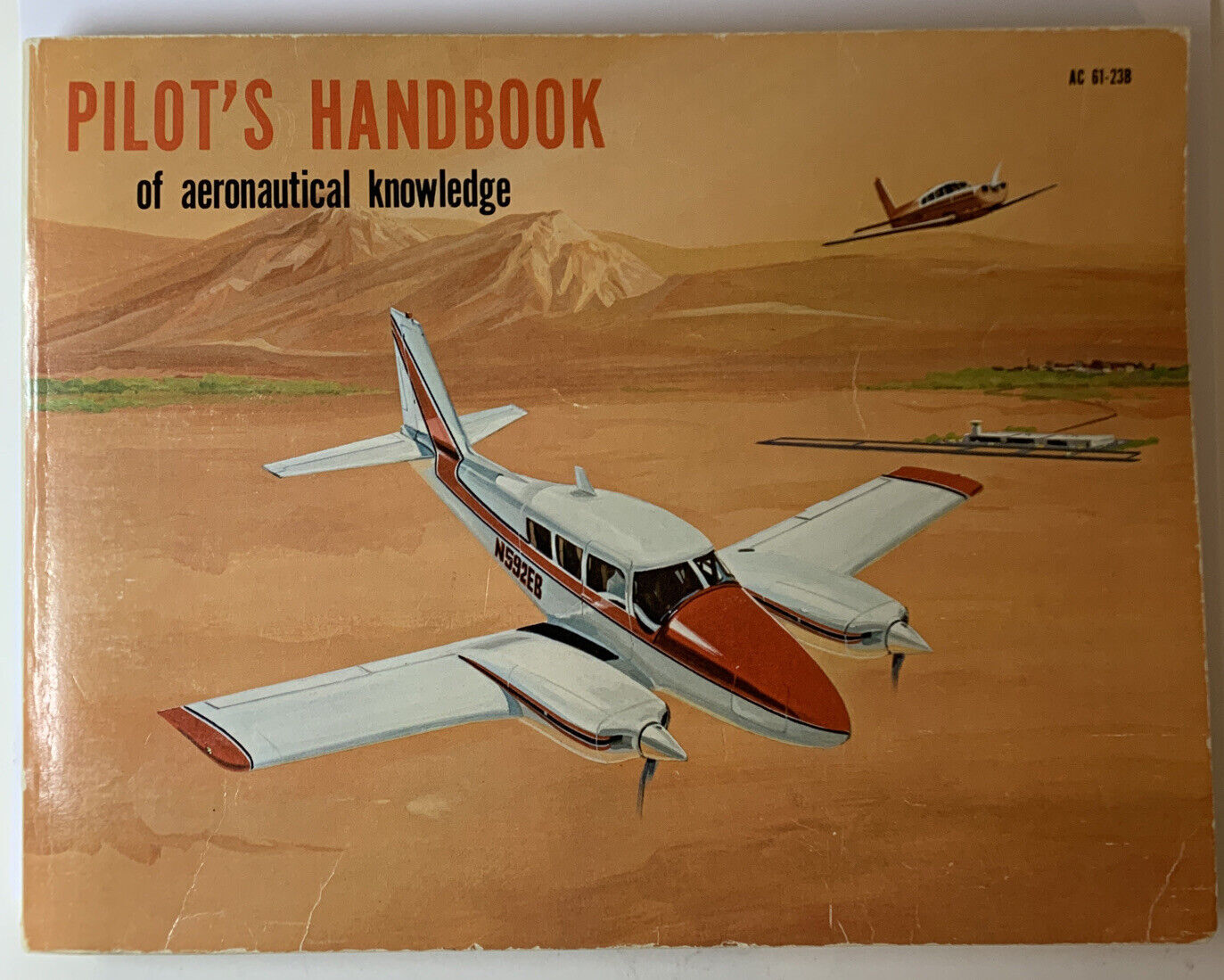 Vintage 1980 Pilot's Handbook of Aeronautical Knowledge AC 61-23B BOOK