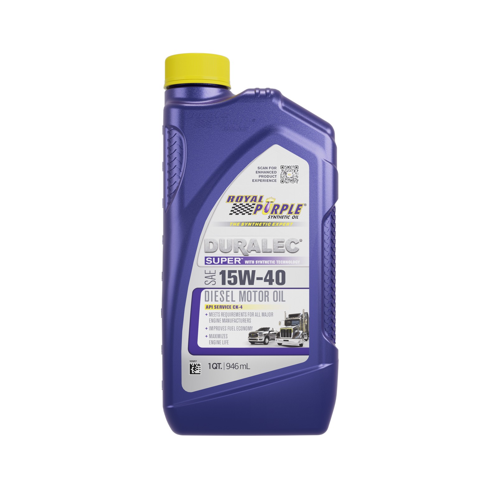 ROYAL PURPLE 15w40 Multi-Grade SAE Oil Case 6x1 Quart 6154