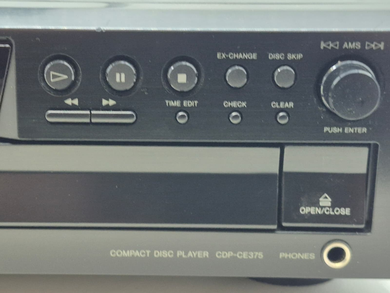 Sony CDP-CE375 Compact Disc CD Player 5 Disc Carousel Changer - CD Player Only