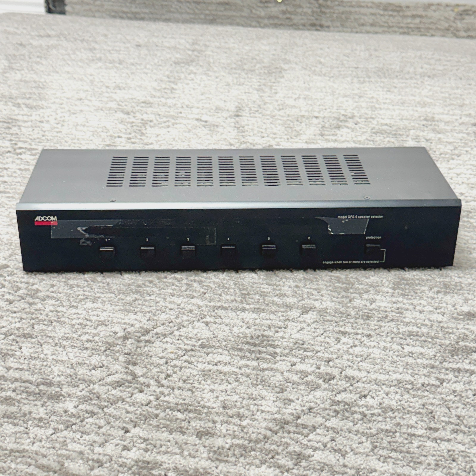 ADCOM GFS-6 Speaker Selector Amp Protection