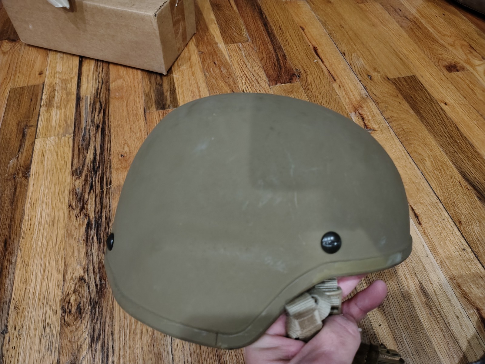 Military Surplus E Combat Helmet (ech) Size Large New Pads