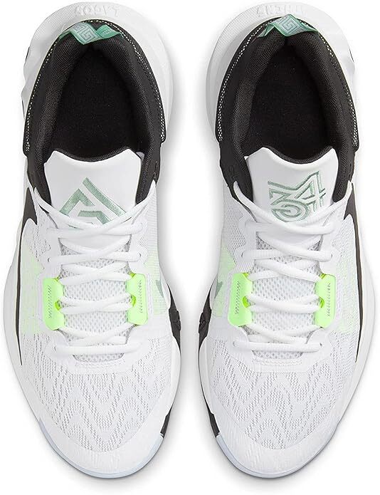 Nike Giannis Immortality 2 White Barely Volt Black DM0825-101 sz 14 Men's