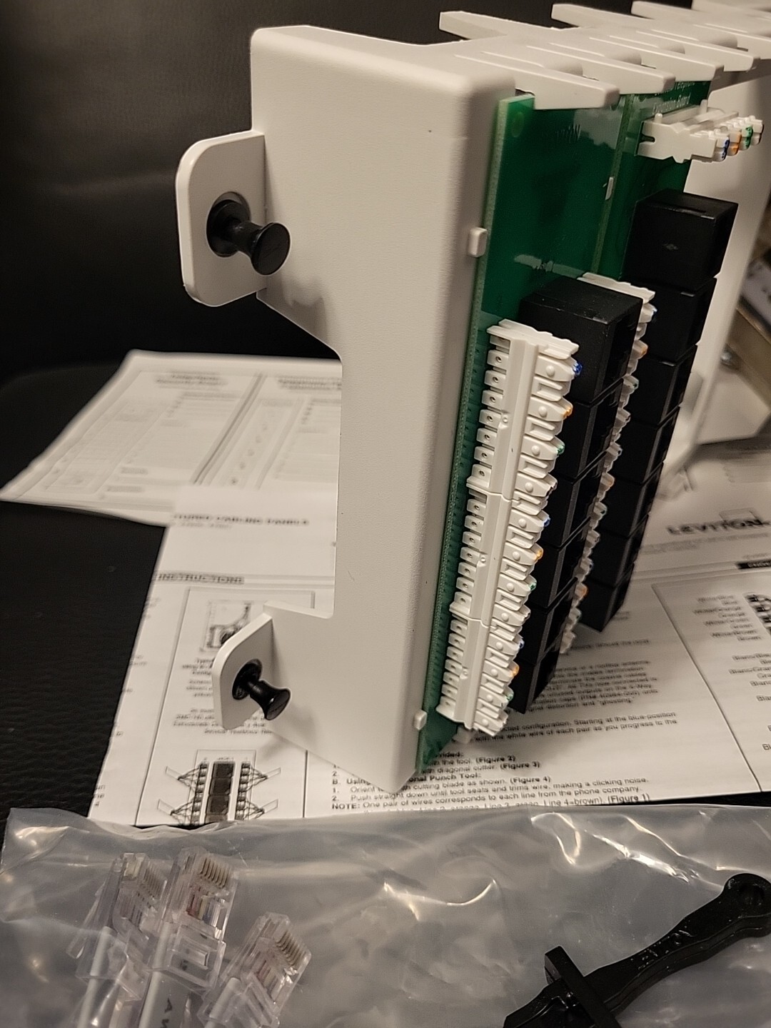 LEVITON 47606-BNP BASIC HOME NETWORKING PLUS PANEL 2GHZ DISTRIBUTION MODULE