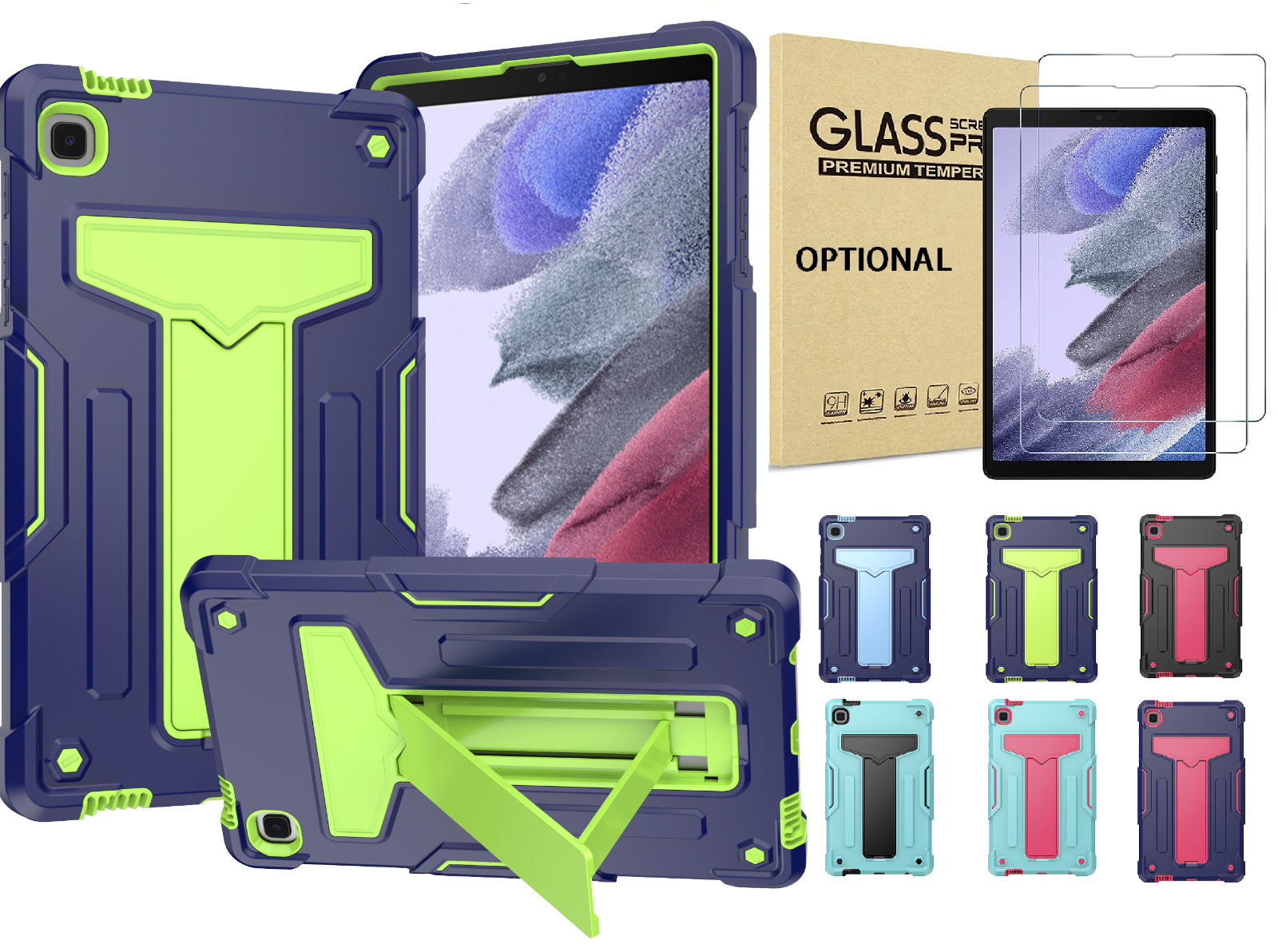 For Samsung Galaxy Tab A7 Lite 8.7" 2021 Tablet Case Shockproof Stand Kids Cover