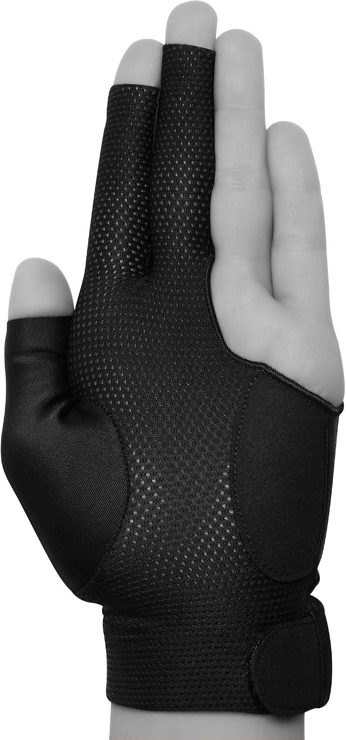 Black Left Hand Billiard Glove