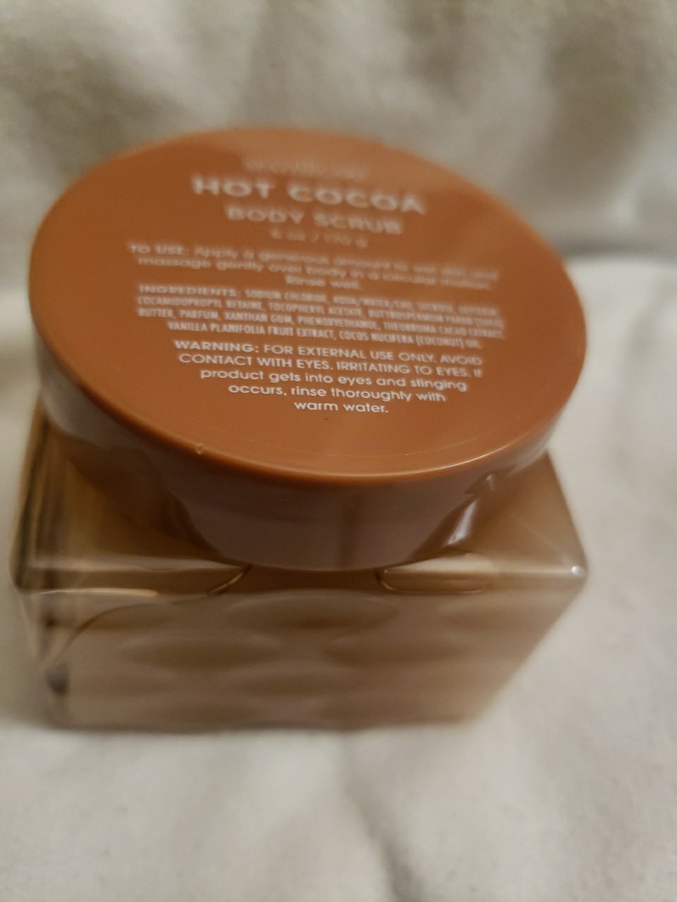 The Spathecary Hot Cocoa BodyScrub 6oz OMG SMELLS SO GOOD Leaving Skin So Smooth