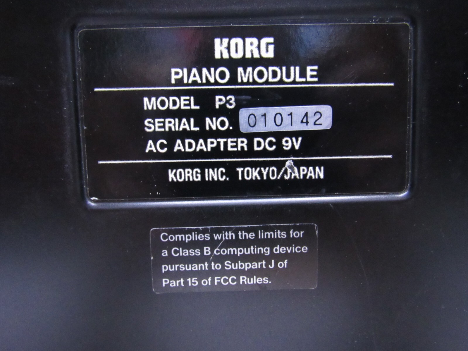 Korg P3 Piano Module