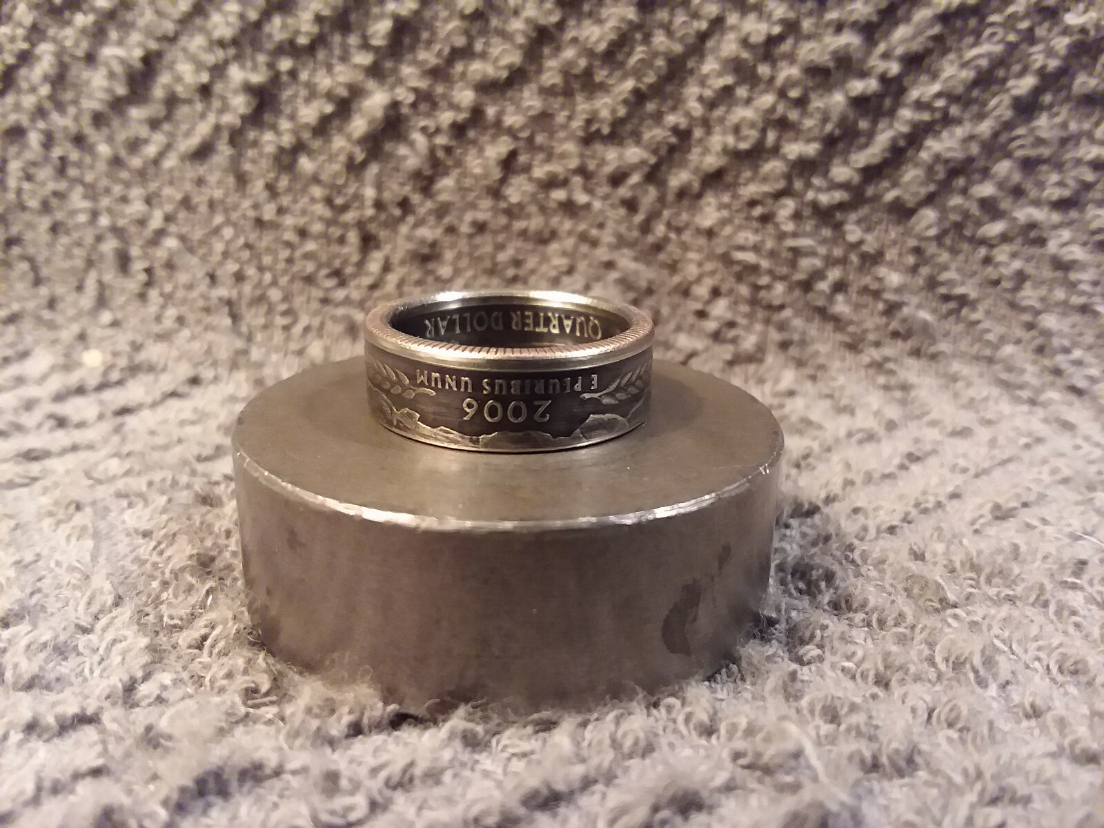 SOUTH DAKOTA State Washington Quarters coin ring 6 (2006)